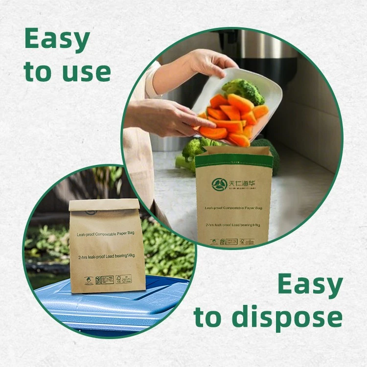 Biodegradable Paper Trash Bag